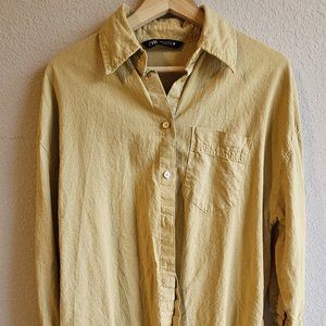 ZARA OVERSIZED SHIRT, SIZE M